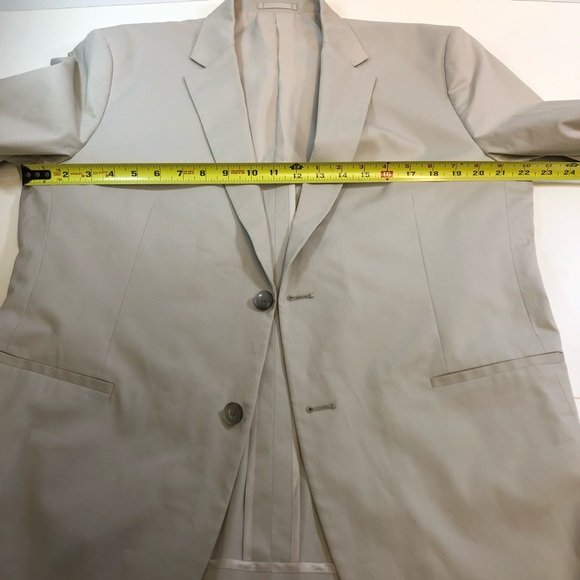 Theory Man single breasted unlined cotton blend blazer sz 44 in EUC - Picture 8 of 8
